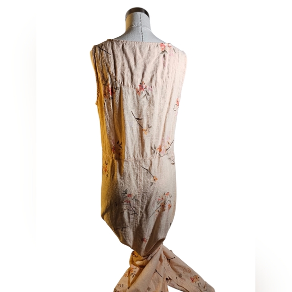 Mountain Lake Women's Cream and Orange Dress - Picture 2 of 10